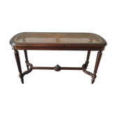 Banc de piano acajou