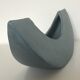 Half moon ceramic vase