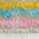 3x10 Pink & Blue Kilim Runner Rug, 94x294Cm