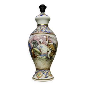 Lampe en céramique décor - oriental