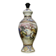 Ceramic lamp with oriental decoration and signature