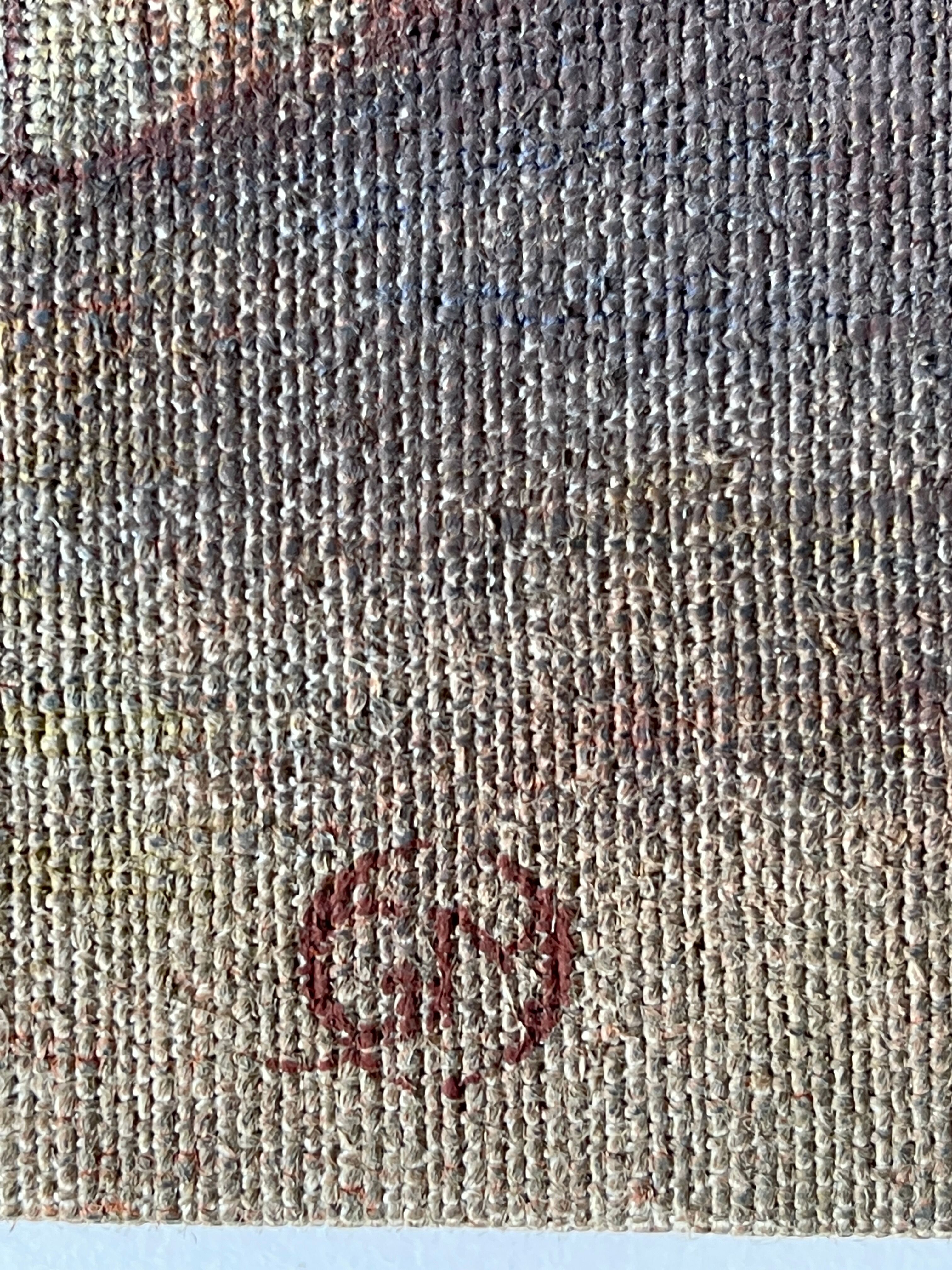 Oil on canvas landscape signed Gouny and Marange