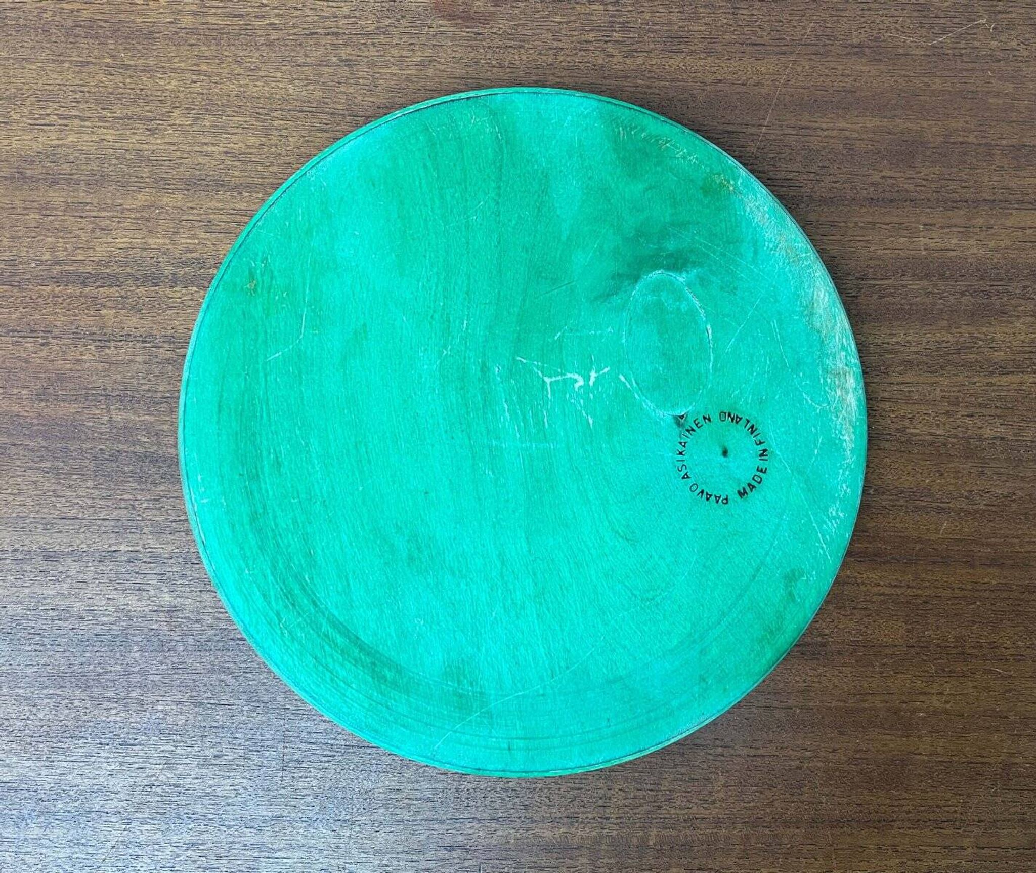 Modern mid-century bowl in wood by Paavo Asikainen, Finland, 1960s.