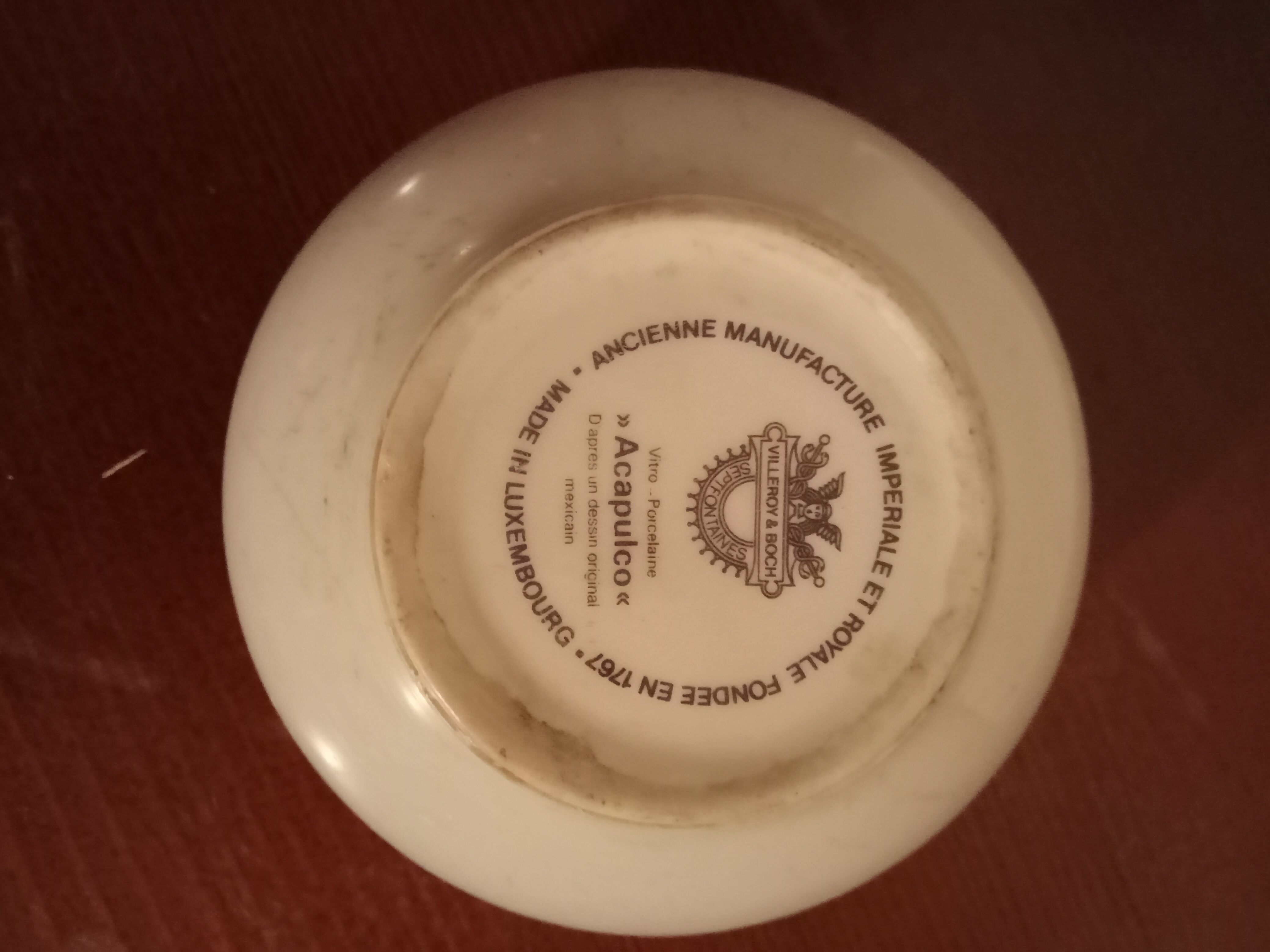 Bowl and its saucer Acapulco Villeroy & Boch