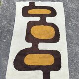 wool Pop Art carpet from the 70s