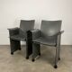 Paire de chaises Korium par Tito Agnoli pour Matteo Grassi