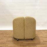 Italian armchair from the 1970s by Eugenio Gerli, reupholstered