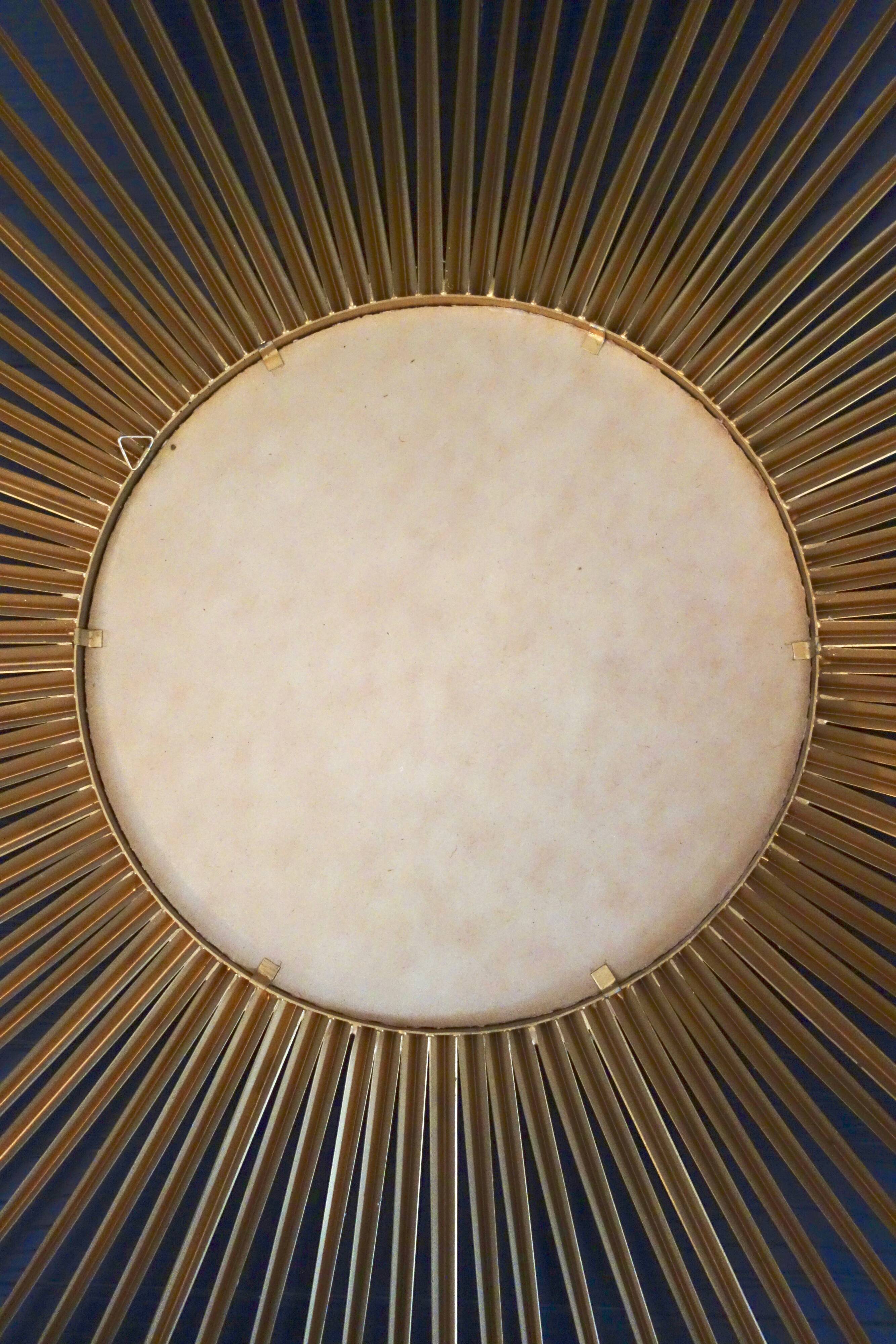 Mirror Sun Chaty Vallauris year 1950 96x96cm
