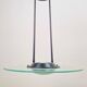 Vintage Italian Glass Disc UFO Pendant Lamp, 1980s
