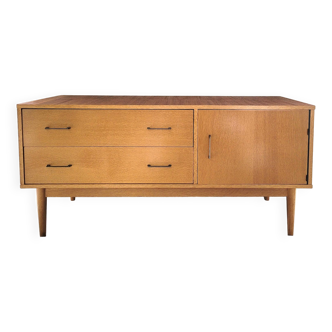 Scandinavian design sideboard in oak and mahogany