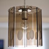 Lustre Gino Vistosi, verre et acier, Italy, circa 1970