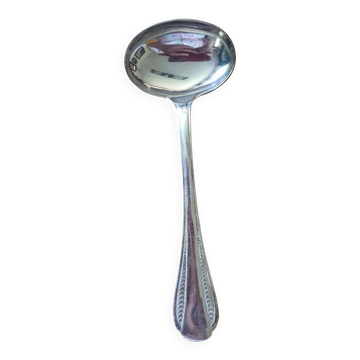 Silver sauce spoon, Ercuis model Perle