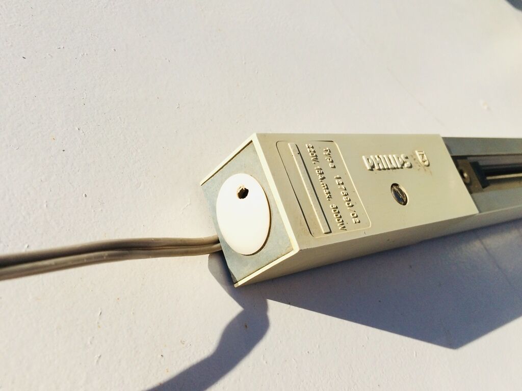 8 spots and 3 rails philips vintage 80s