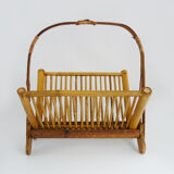Foldable bamboo vintage magazine door, vintage magazine range. Year 70