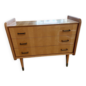 Commode années 60 pieds - compas