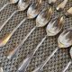 Old housewife, silver metal, 37 pieces. N°3