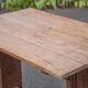 Vintage wood bistro table