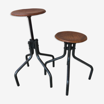 2 workshop stools
