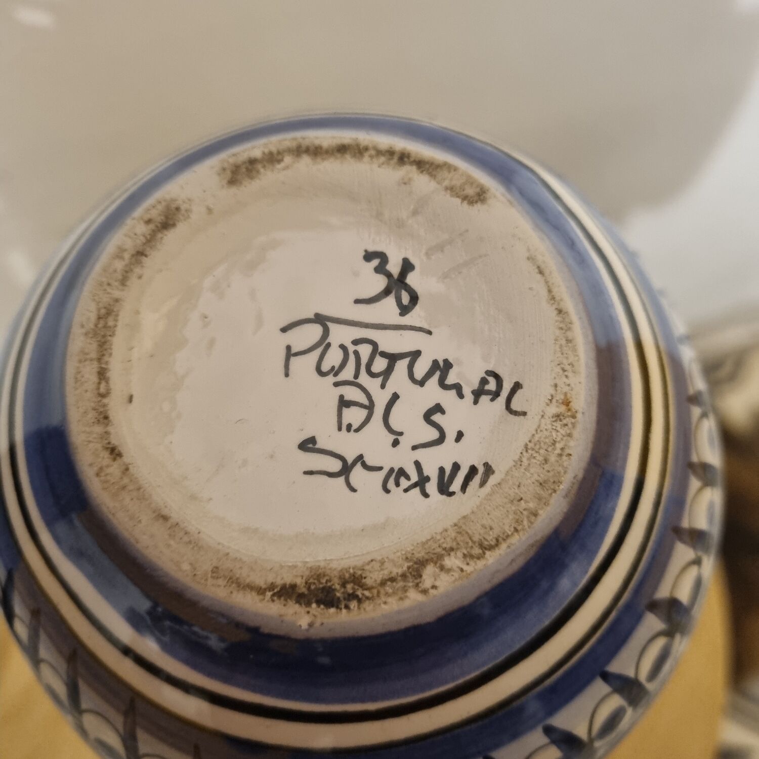 Ceramic vase from Portugal