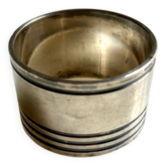 Christofle napkin ring in silver metal