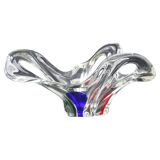 Midcentury Murano glass vase, 1970s