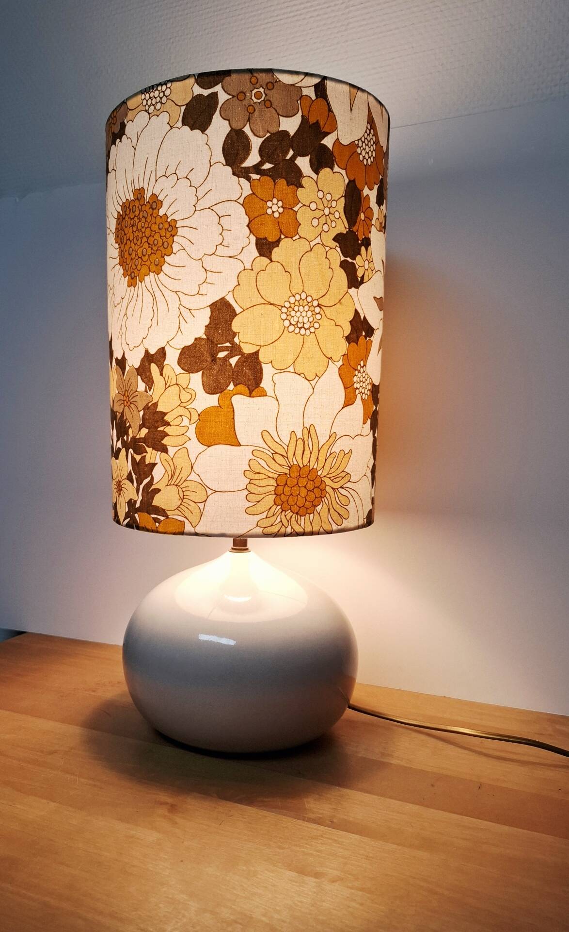 Lampe céramique vintage