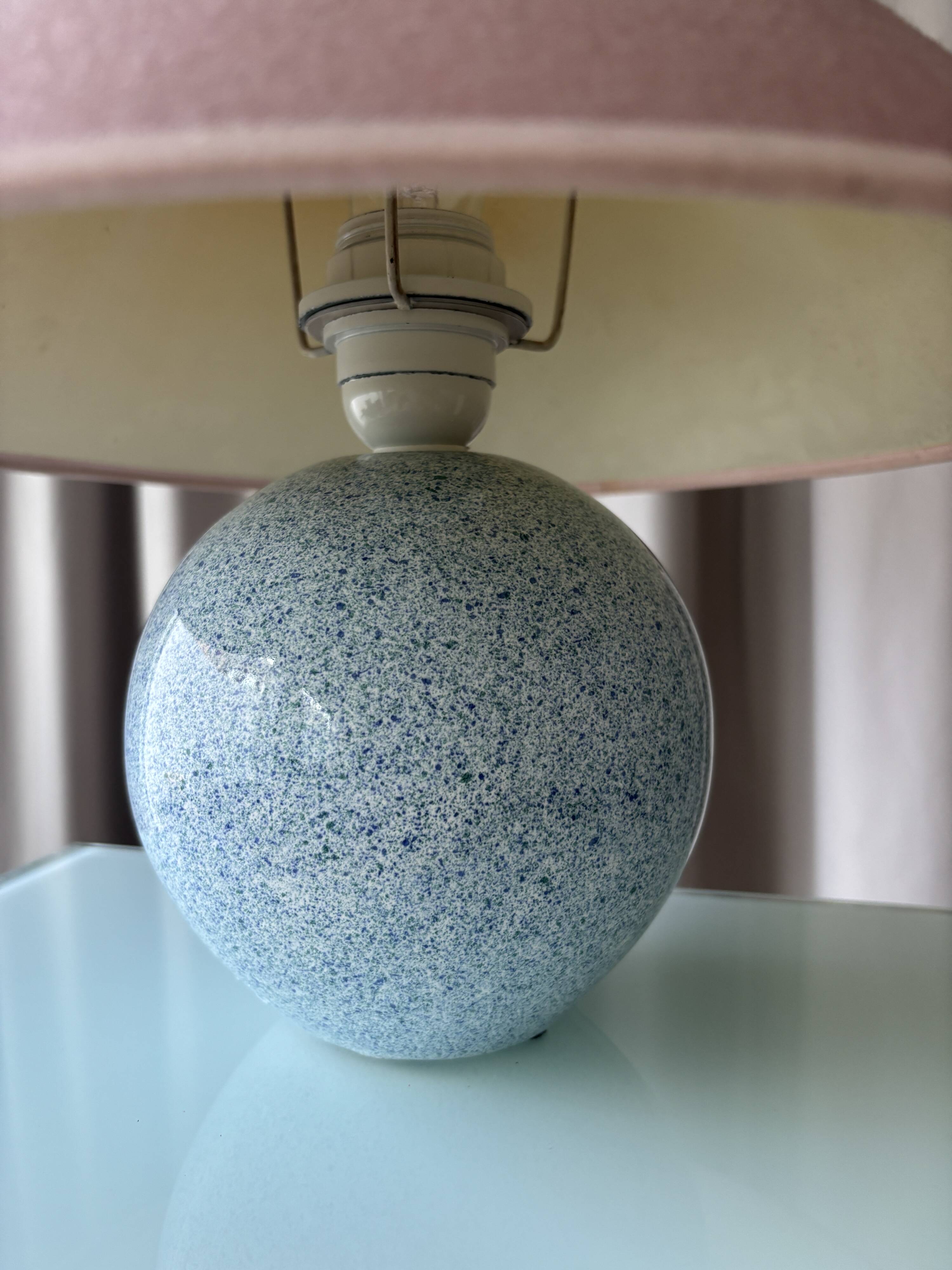 Ceramic 80's lamp