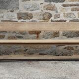 Pair of wooden benches, 40s