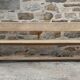Paire de bancs bois, années 40