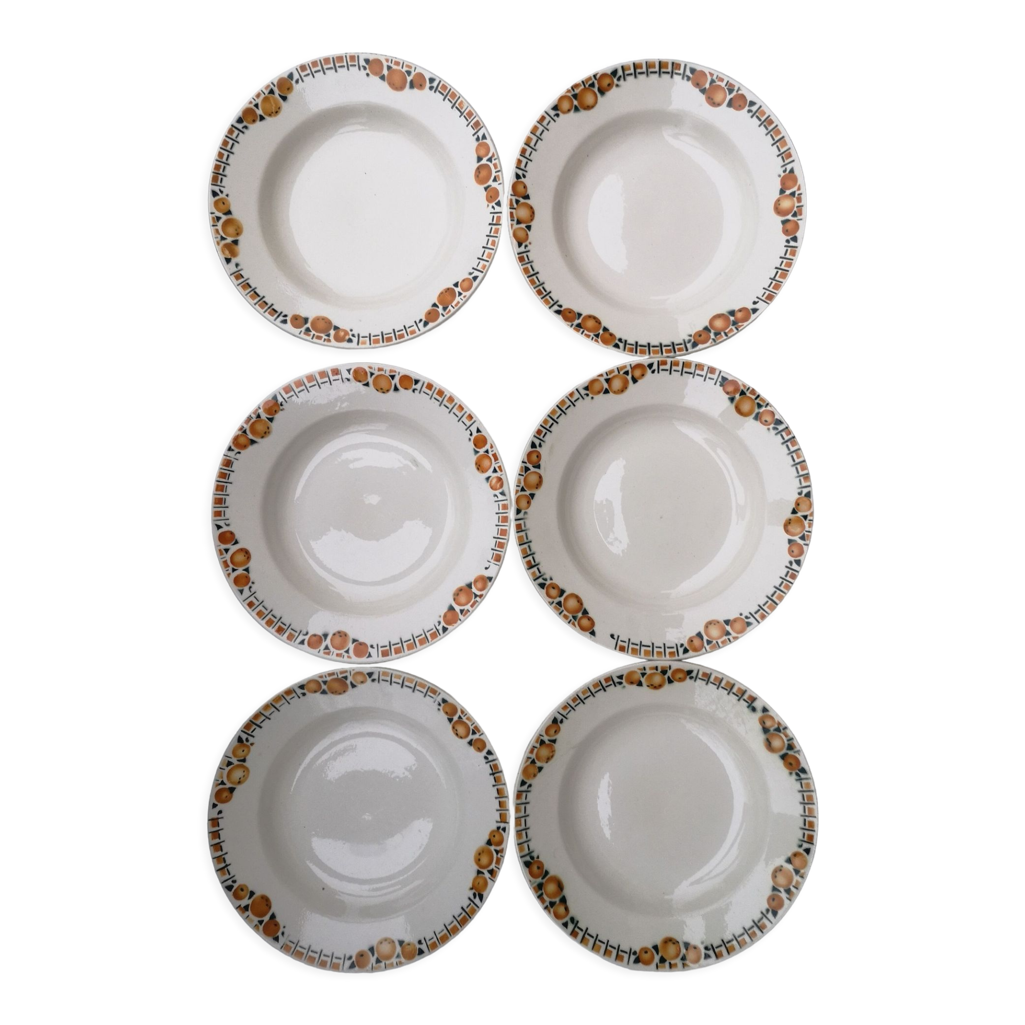 Old hollow plates Cotentin St Amand