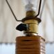 Floor lamp rattan and bamboo 60 years