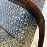 Fully restored Vintage Armchair by Jindrich Halabala model H-70 from Czechoslovakia 1950’s