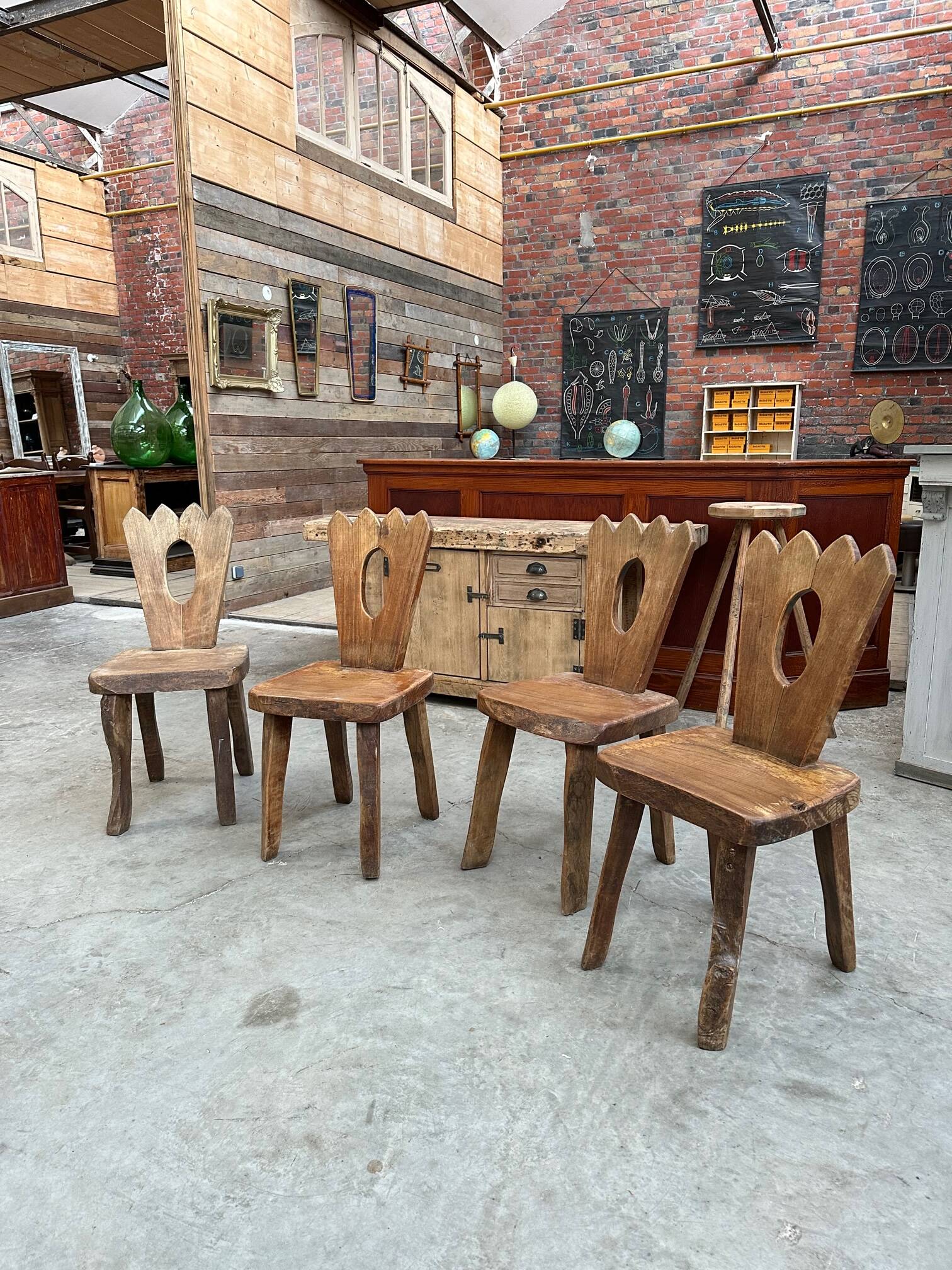 Set of 4 Olavi Hänninen chairs