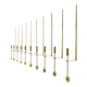 Groupe de 10 appliques en laiton suédoises par Pierre Forssell pour Skultuna.