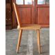Raw wood chair