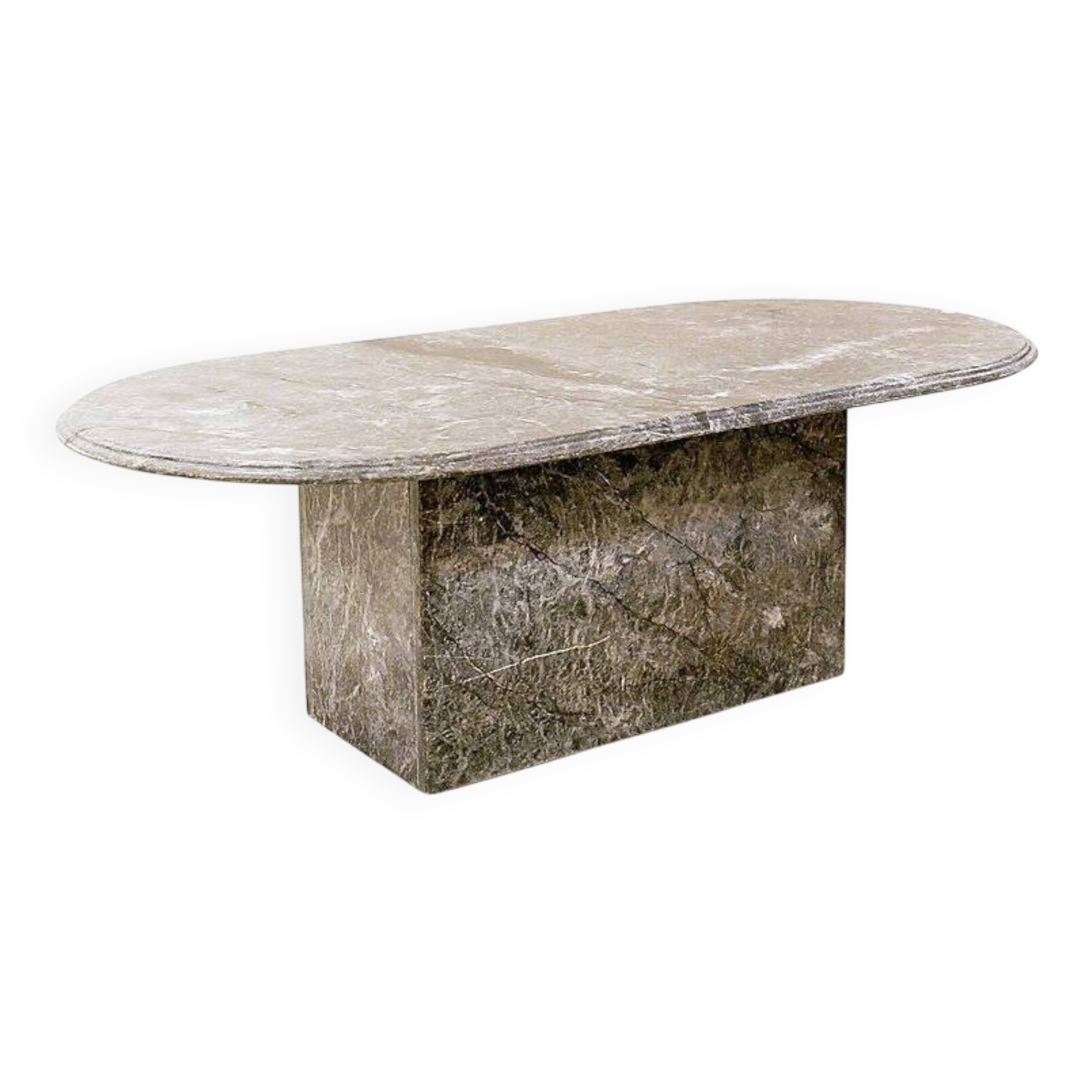 Gray marble coffee table, 1960s