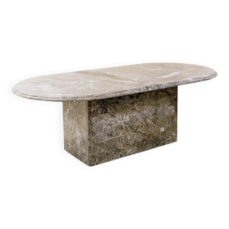 Table basse en marbre gris, 1960s