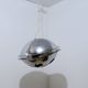 Vintage 'Vog' hanging steel lamp design by AZ Pavia, ITALY 1970s