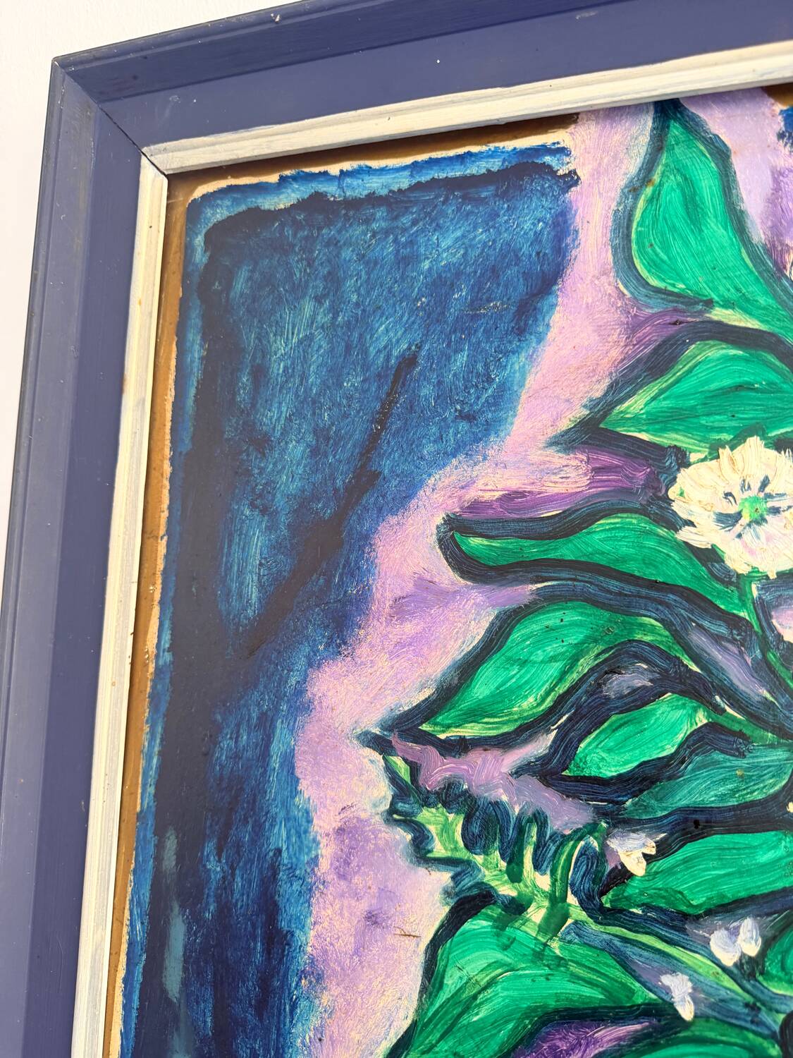 ALAN "Bouquet of Flowers" Oil on panel