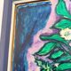 ALAN "Bouquet de fleurs" Huile sur panneau