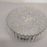 Plafonnier/ appliqué bubble en verre