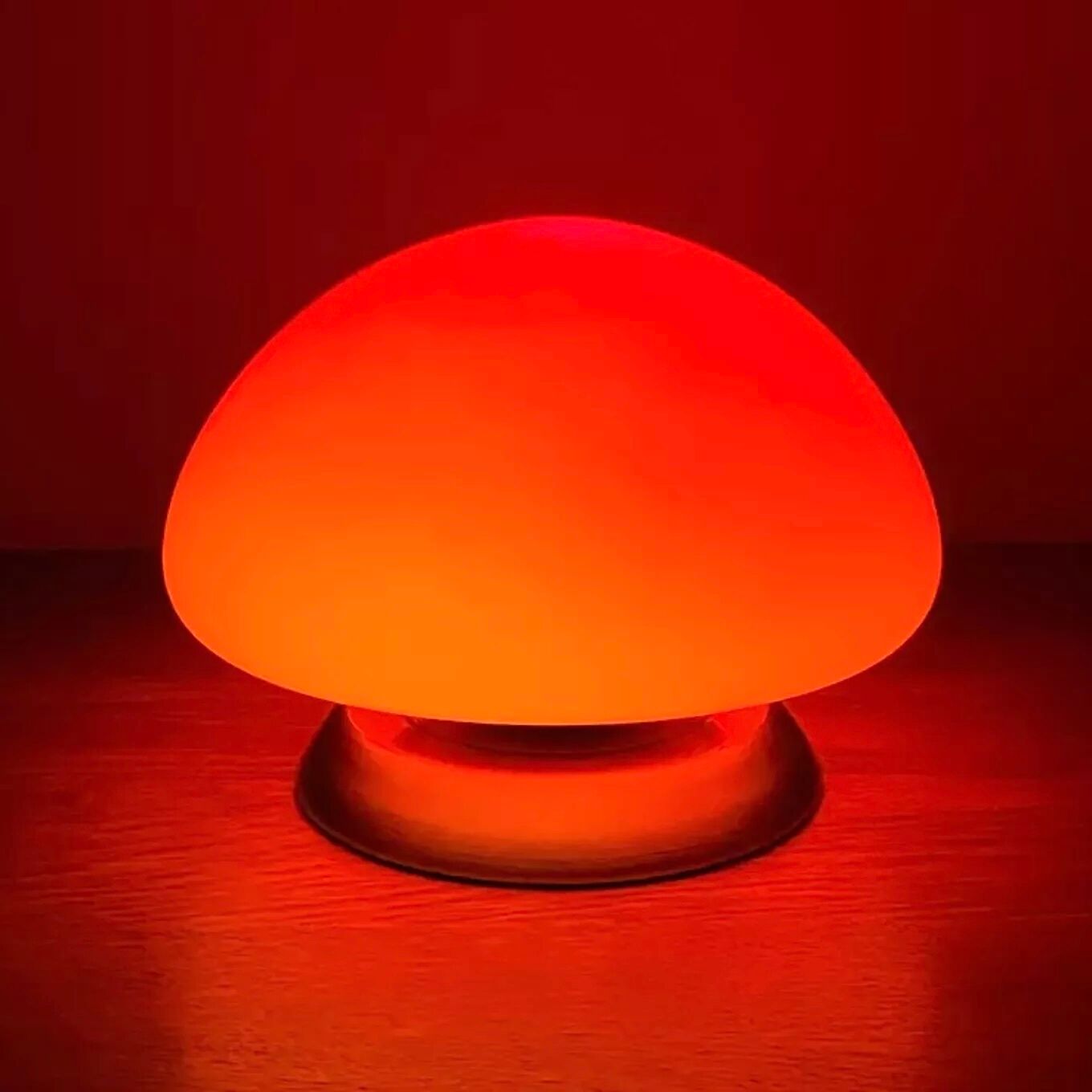 Mushroom lamp orange touch UFO touch