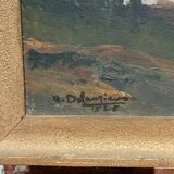 Framed oil on canvas signed A.Defanzievo