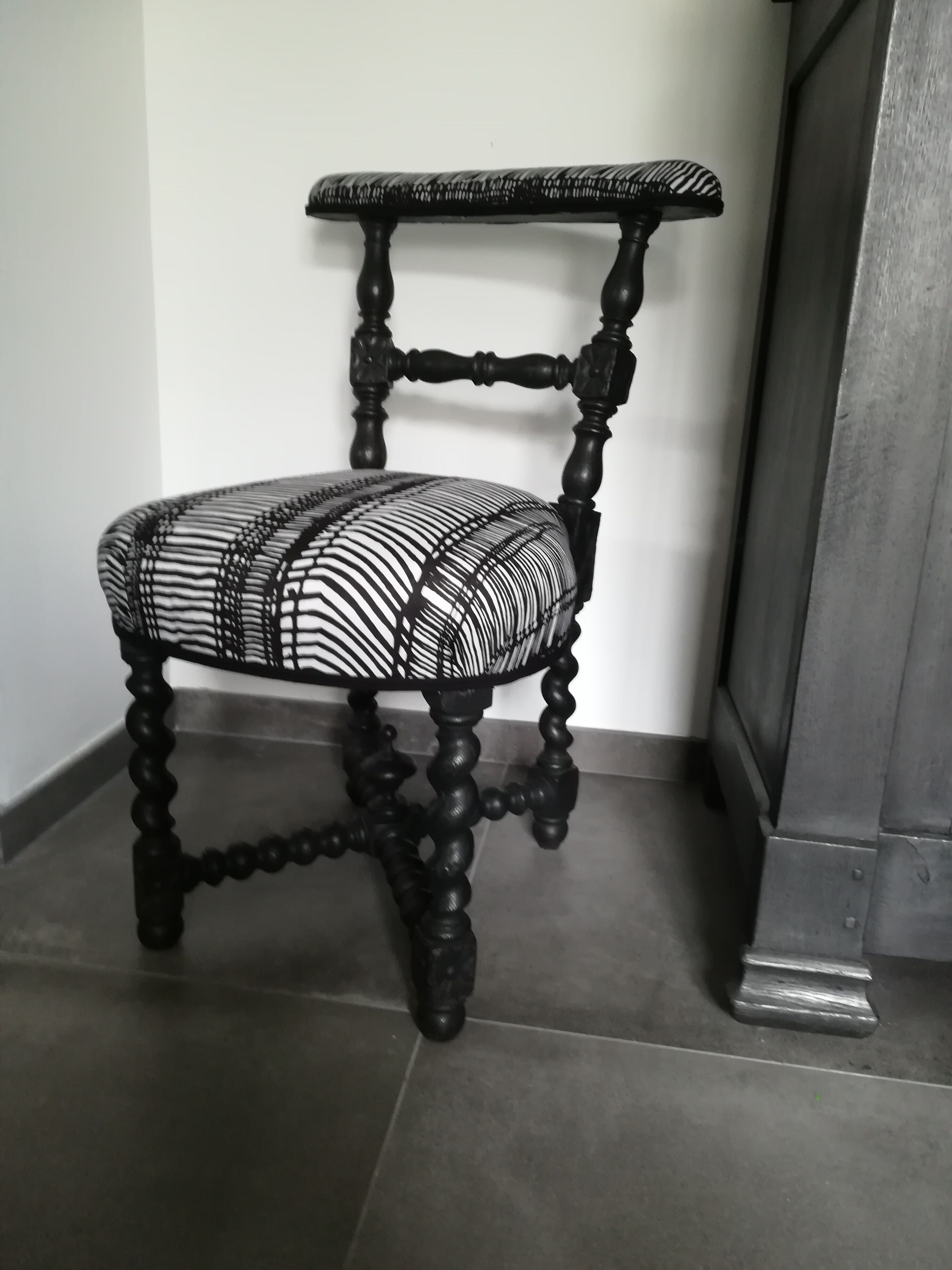 Chaise ancienne de fumeur