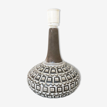 Pied de lampe céramique scandinave, 1970