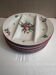6 asparagus plates Luneville early 20th century