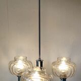 Chrome chandelier from the 70s