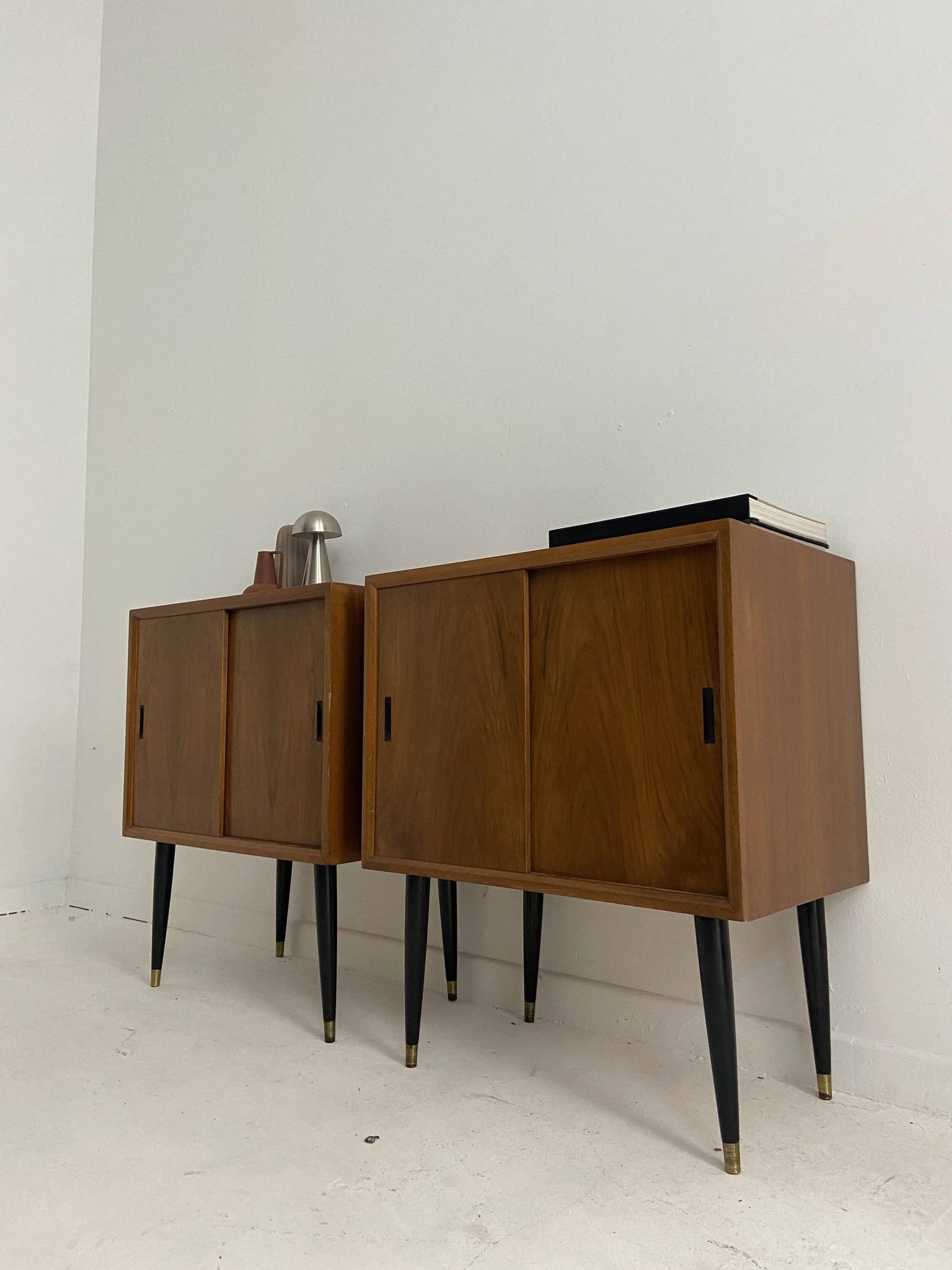 Pair of small vintage sideboards