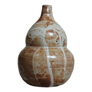 Vase en céramique coloquinte - pierre