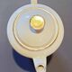 Coffee maker white porcelain gold border Snake porcelain